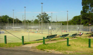 tennist court at Crestwood reserve