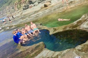 photo of the Figure Eight Pools at the Royal National Park