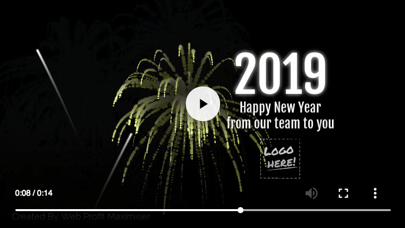 HAPPY NEW YEAR FACEBOOK COVER VIDEO