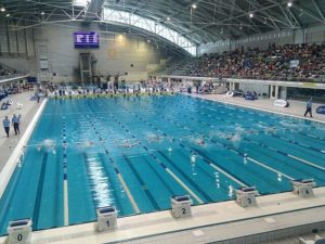 picture of an olympic size pool at Sydney Olympic Park